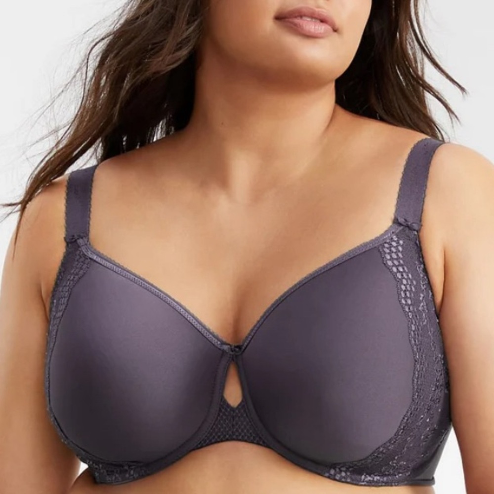 Elomi Charley Spacer T-Shirt Bra in Storm Size 36J (36GG UK)
